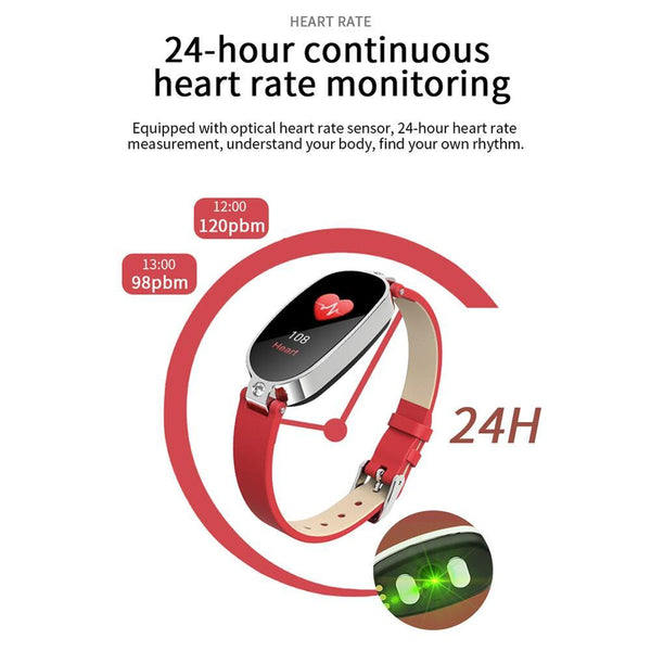 New Waterproof Heart Rate Monitor Sport Fitness Tracker Bluetooth Smartwatch For Android iPhones