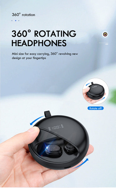 New TWS Wireless Bluetooth 8D Hifi Stero Wireless Bluetooth Headphones Earphones Headset