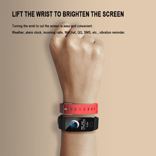 New Waterproof Heart Rate Fitness Tracker Bluetooth Digital Wristband Smartwatch