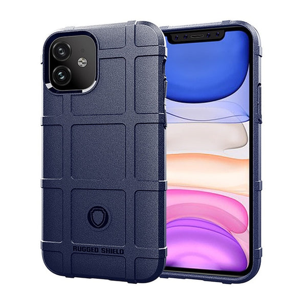 New Rugged Shield Soft Silicone Shockproof Protective Cover Case For iPhone X XR XS MAX 11 Pro Series
