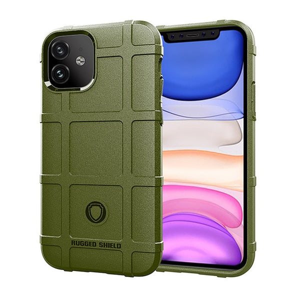 New Rugged Shield Soft Silicone Shockproof Protective Cover Case For iPhone X XR XS MAX 11 Pro Series