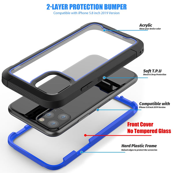 New Shock Drop Absorption Bumper Hybrid Cover Case For iPhone 11 X XR XS Max