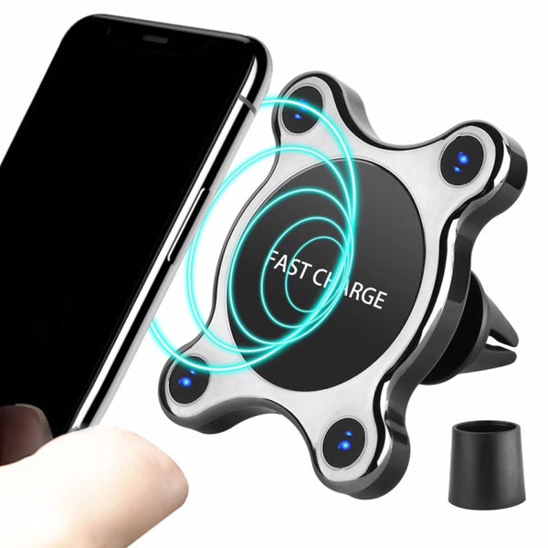 New Wireless Charger Magnetic Car Phone Qi Wireless Fast Charging Charger For iPhone Samsung Smartphones