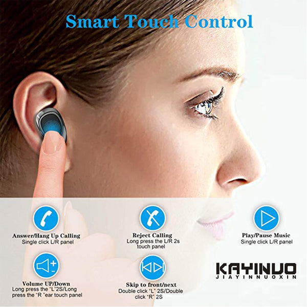 New 9D Surround Sound TWS Bluetooth 5.0 Power Bank Wireless Headset Earbuds Headphones For iPhone Samsung Xiaomi