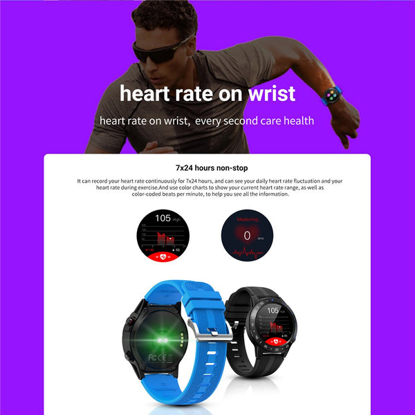 New Waterproof Bluetooth GPS Fitness Tracker Wrist Digital Smartwatch For iPhone Samsung Xiaomi