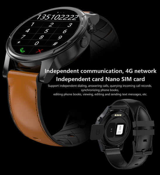 New 4G LTE Android 7.1 GPS Smartwatch Heart Rate Monitor Wrist Digital Smart Watch For iPhone Samsung Xiaomi