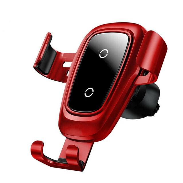 New Fast Wireless Car Mount Holder Charger For Compatible iPhones and Samsung Smart Phones