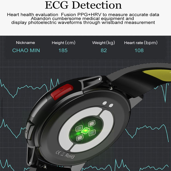 New IP68 Waterproof Bluetooth Sport Smartwatch Fitness Tracker Heart Rate Monitor Smart Watch