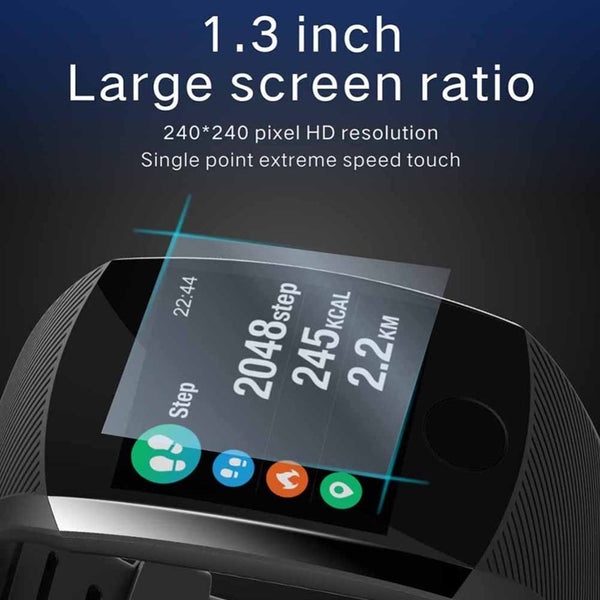 New Waterproof Fitness Bracelet Activity Tracker Digital Wrist Smartwatch For iPhone Samsung Xiaomi