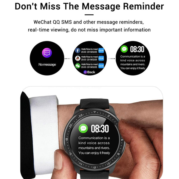 New IP67 Waterproof Heart Rate Fitness Tracker Digital Wrist Smartwatch For iPhone Samsung Xiaomi