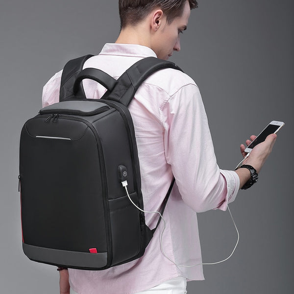 New 15.6''USB Charge Multi-Layer Backpack Travel Bag Casual Business Mochila