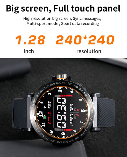 New IP68 Waterproof Sport Heart Rate Fitness Tracker  Smartwatch For IOS Android Xiaomi