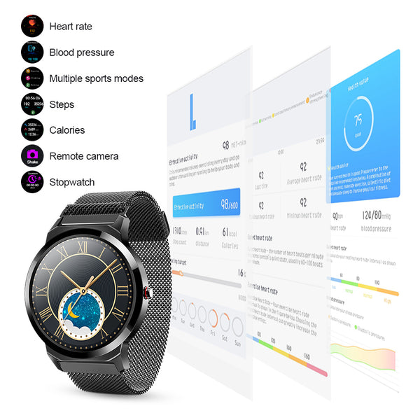 New Fitness Heart Rate Tracker Detection Water-Resistant Digital Wrist Smartwatch For iPhone Android Samsung