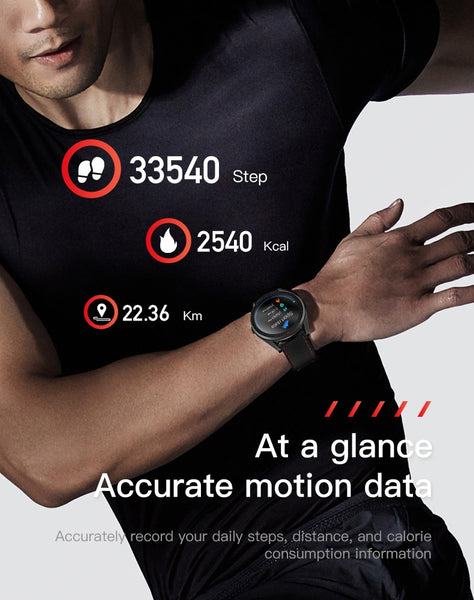 New Heart Rate Fitness Tracker 1.3'' Inch Full Touch Screen Bracelet Smart Watch
