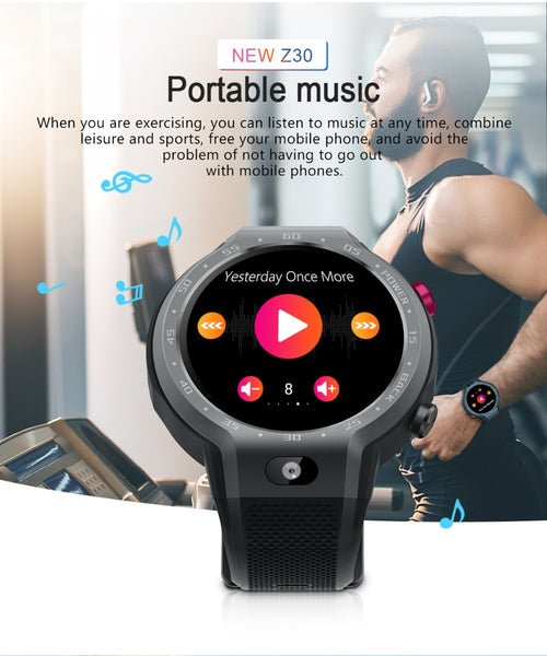 New Android 7.1 5MP 4G WIFI Smart Watch Heart Rate Fitness Tracker For iPhone Android Xiaomi