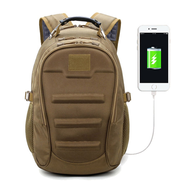 New Tactical Muti-Functional External USB Charging Computer Laptop Bags Outdoor Backpack