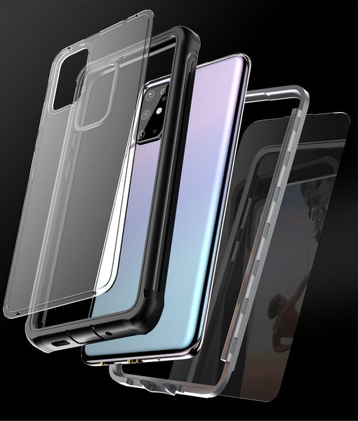 New 360 Full Armor Ultra Dustproof Coque Case Bumper Cover For Galaxy S20 Plus Ultra Series