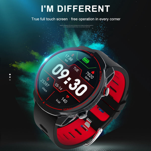 New Full Round Screen IP68 Waterproof Band Fitness Tracker Heart Rate Monitor Smartwatch