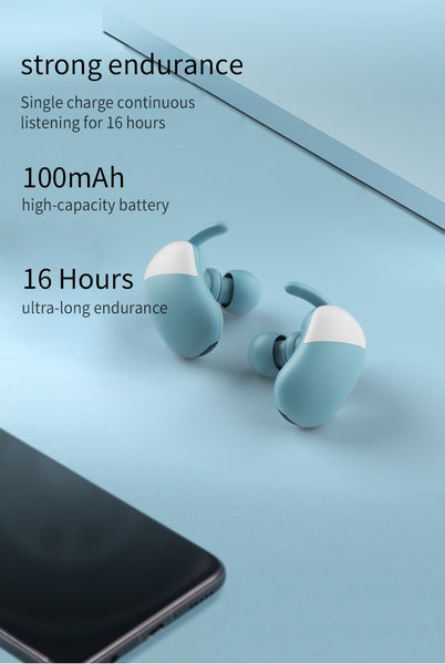 New Wireless Bluetooth NFC Earbuds Noise Cancelling Stereo Sports Headset With Mic