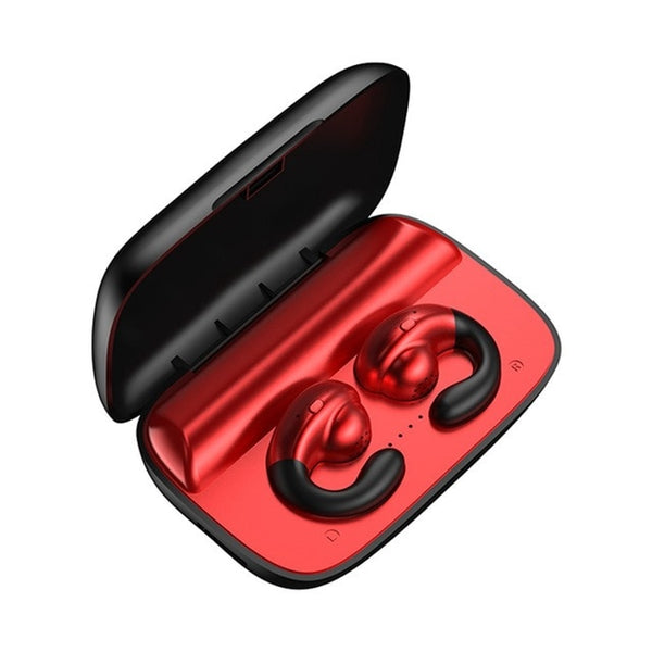 New Bone Conduction Bluetooth Wireless Earphone Headset With Charging Box