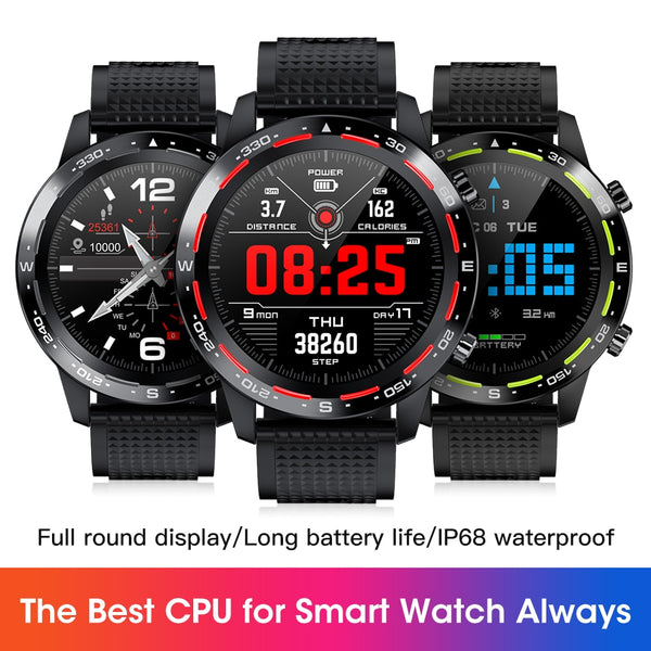 New Heart Rate Fitness Tracker Multi-Sport Blood Pressure IP68 Waterproof Smartwatch