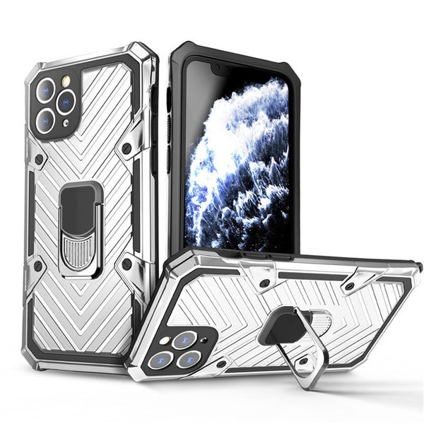 New Shockproof Kickstand Armor Bumper Case For iPhone 12 11 Pro XR XS Max Series