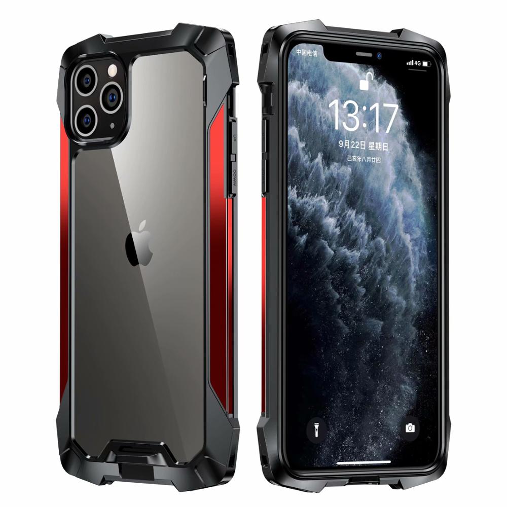 New Hybrid Metal Silicone Drop Resistance Protective Bumper Case For i