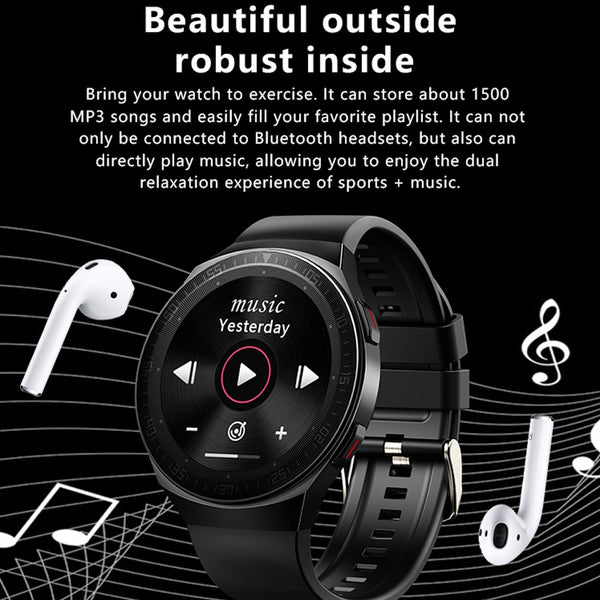 New 8GB Memory Full Touch Screen Smart Watch Fitness Tracker With Music Call Features For Android IOS