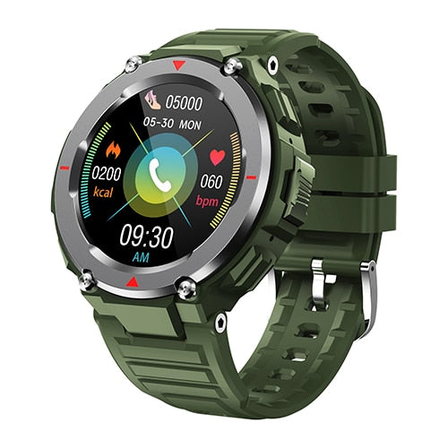 New Multi-Mode Sports Outdoor Rugged Fitness Tracker Smart Watch With Bluetooth Call & Music Features For Android IOS