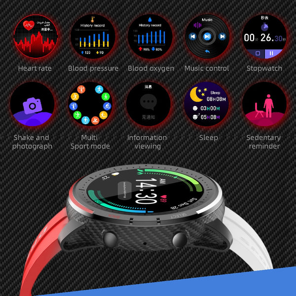 New Fitness Sleep Tracker Sports Smart Watch With Bluetooth Calling Feature For Android IOS