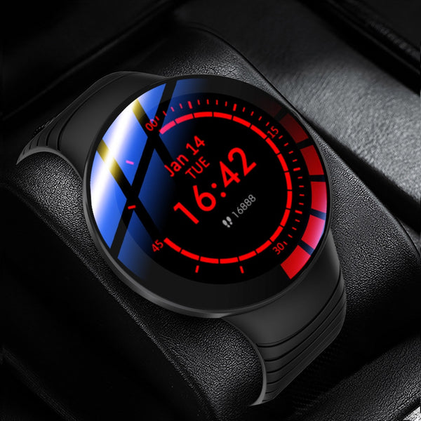 New IP68 Waterproof Full Touch Screen Custom Watch Dial Fitness Tracker Smart Watch For Android IOS
