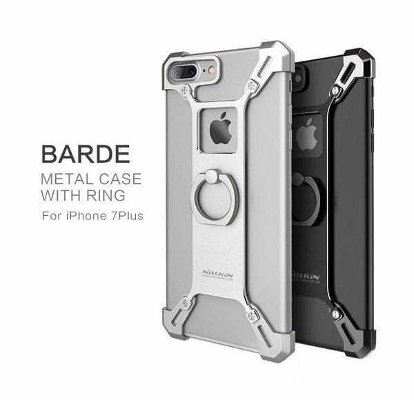 New Stylish Alloy Smart Luxury Case with Ring Kickstand for Apple iPhone 6 / 6S / 7 / 7 Plus / Huawei.