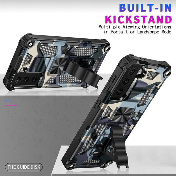 New Magnetic Kickstand Shock-Resistant Protective Case For Samsung Galaxy S23 S22 S21 Plus Ultra Series