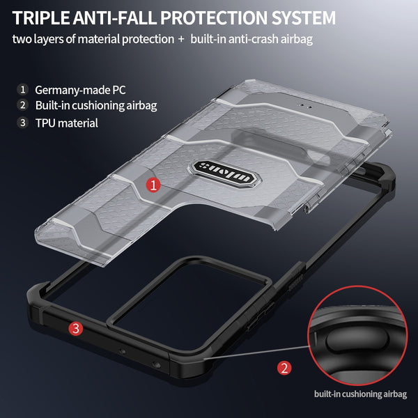 New Shock-Resistant Military Grade Cover Case For iPhone 14 13 12 Samsung Galaxy S22 S21 Series