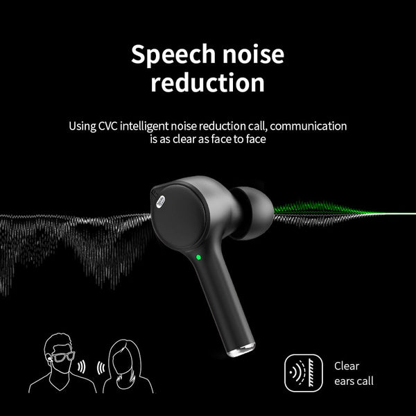 New True Wireless Low Latency Bluetooth Water-Resistant Noise Cancelling HiFi Bass Headset Gaming Earbuds With Mic