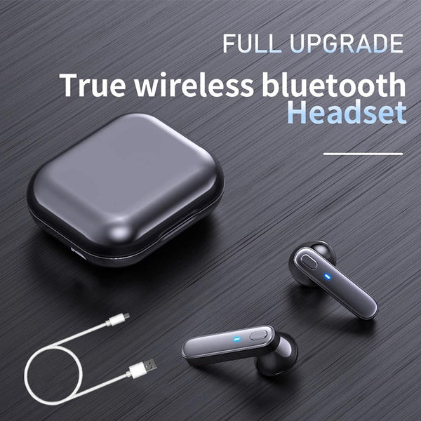 New True Wireless Bluetooth Water-Resistant Ultra Light Sports Stereo Headset Earbuds With Microphone