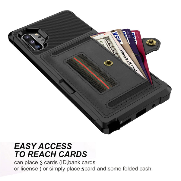 New Leather Wallet Credit Card Holder Case Cover Bumper For Samsung Galaxy S24 S23 S22 Series