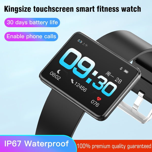 New 2.0'' IPS Large Touch Screen Smart Watch With Bluetooth 5.0 Call & Music Functions