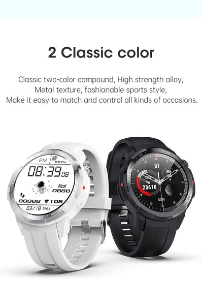 New IP68 Waterproof Fitness Tracker Men's Smart Watch With Bluetooth Call Feature For Android IOS