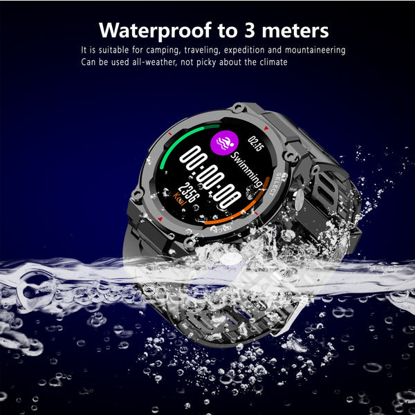 New Rugged Sports Smart Watch Fitness Tracker With Bluetooth Call Feature