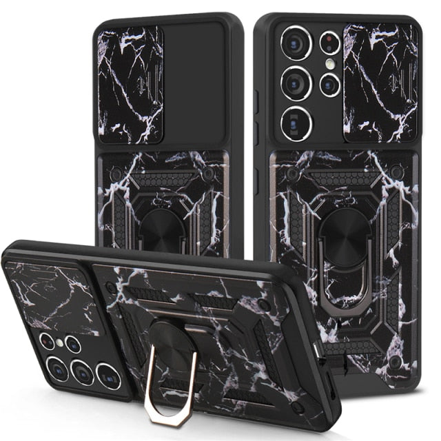 New Camouflage Style Heavy Duty Armor Bumper Cover Case For Samsung Galaxy S21 S20 Note 20 Ultra Series