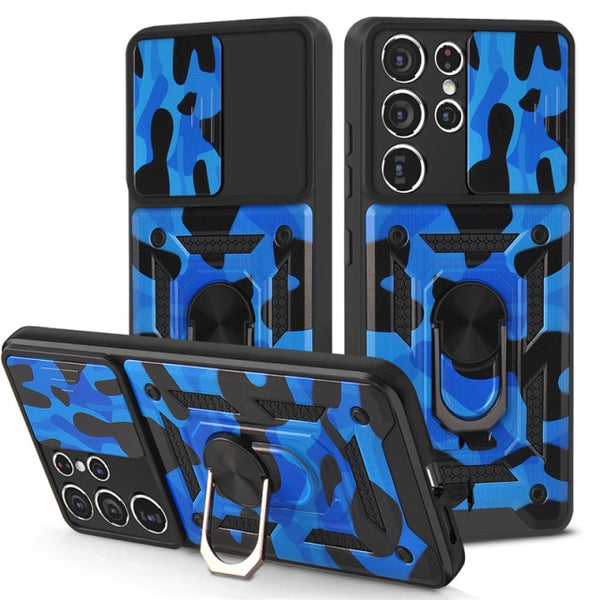 New Camouflage Style Heavy Duty Armor Bumper Cover Case For Samsung Galaxy S24 S23 Plus Ultra Series
