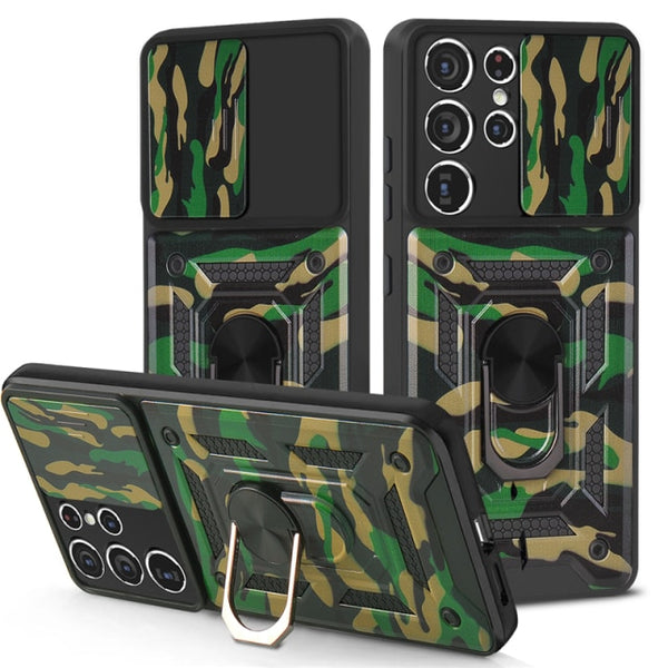 New Camouflage Style Heavy Duty Armor Bumper Cover Case For Samsung Galaxy S24 S23 Plus Ultra Series