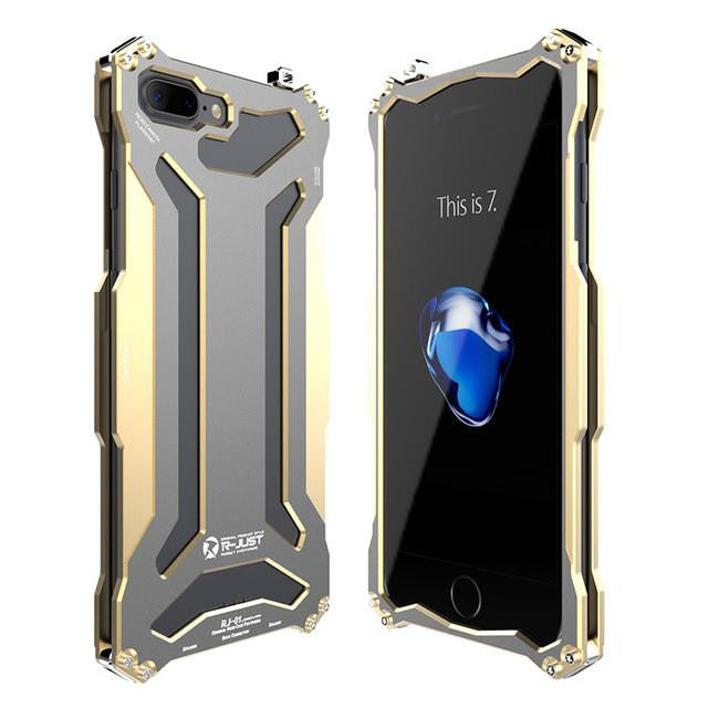 New Futuristic Style Luxury Space Aluminium Super Thin Full Armor Case For Apple iPhone 7 / 7 Plus.