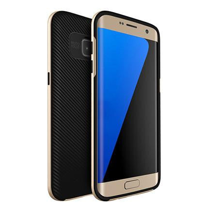Hybrid Armor with Silicon Back Cover Protective Layered Shell For Samsung S7/Edge