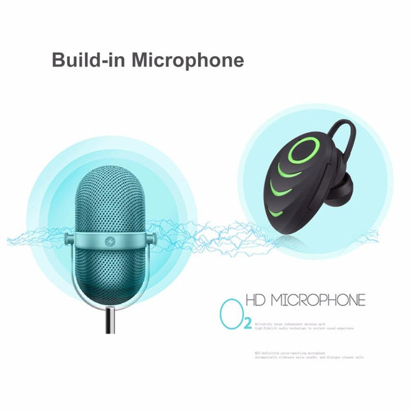 New Wireless Bluetooth One-Piece Earphone Speakerphone with Smart Voice Control