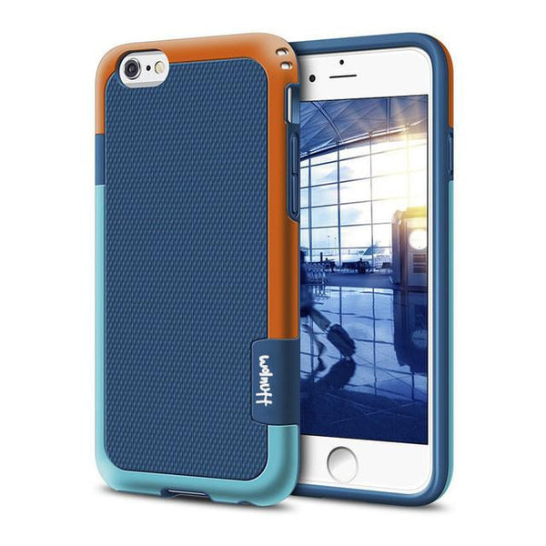 New 2  in 1 Candy-Colored Tough Silicone Slim Shockproof Hybrid Case for iPhone 6 6S Plus 7 7Plus