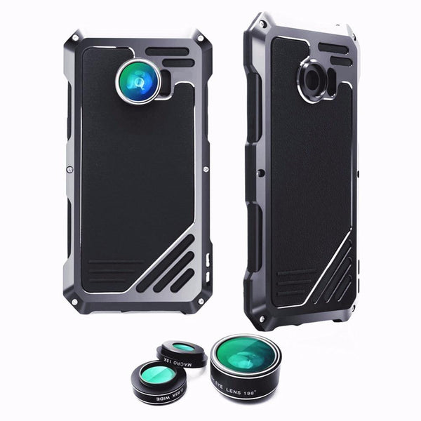 Deluxe Dustproof Metal Case Anti-Shock Cover with HD Lens For Samsung Galaxy S7 & S7 Edge.