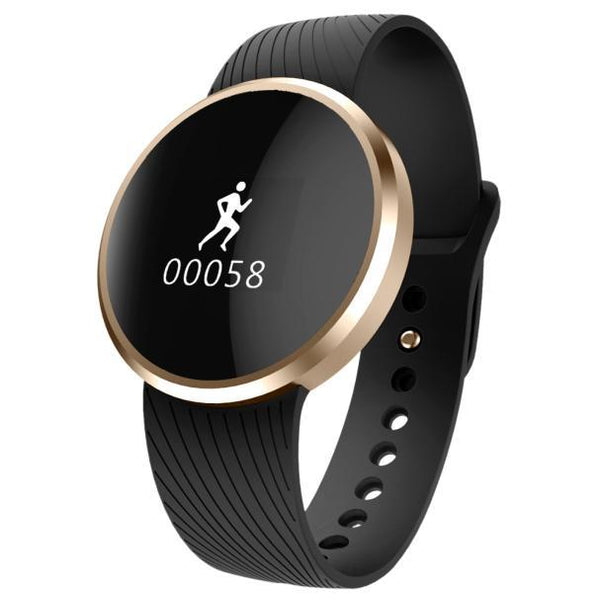 New Oval Smart Bracelet Monitor Waterproof Bluetooth Smartwatch with Notifier Sync for Android IOS