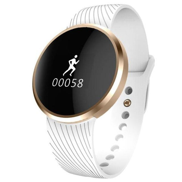 New Oval Smart Bracelet Monitor Waterproof Bluetooth Smartwatch with Notifier Sync for Android IOS